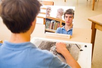 HS Art Self Portrait Collier_5124 HS Art Self Portrait Collier_5124